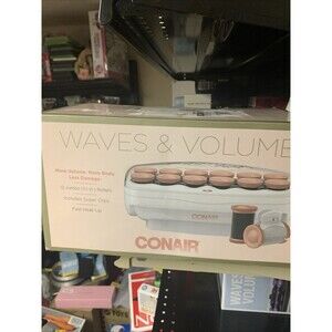 Conair Ceramic 1 1/2-inch Hot Rollers, Super Clips Included, Create Big Bouncy